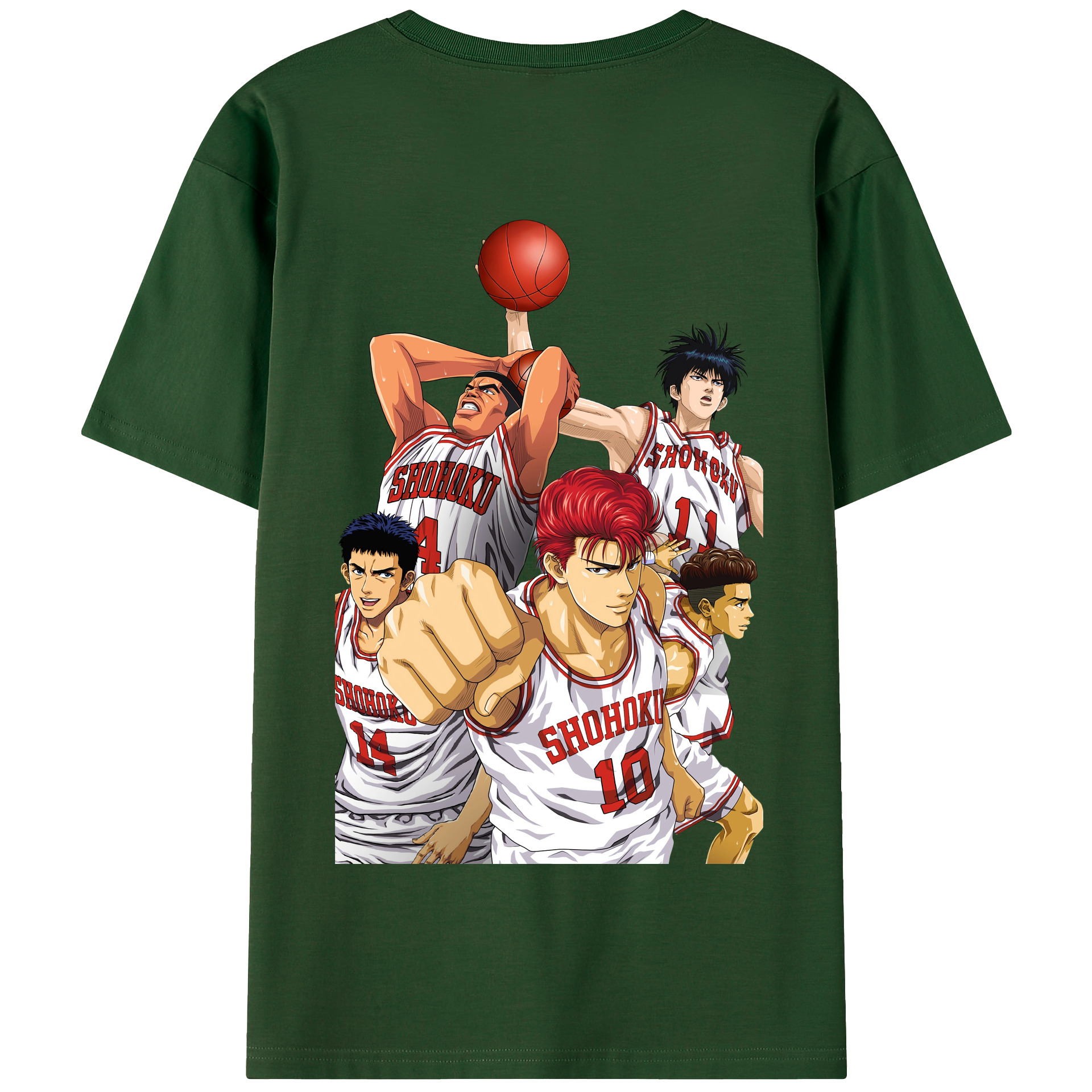 （画像用） SLAM DUNK／スラムダンク 綿100％半袖Tシャツ（背面プリント）